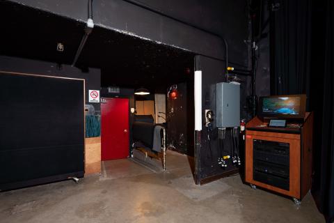 Campbell Hall backstage left